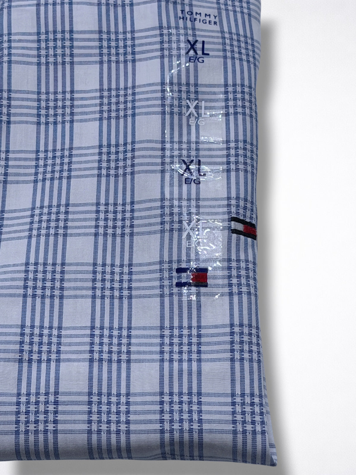 Camisa Tommy Hilfiger Classic Fit manga larga talla XL