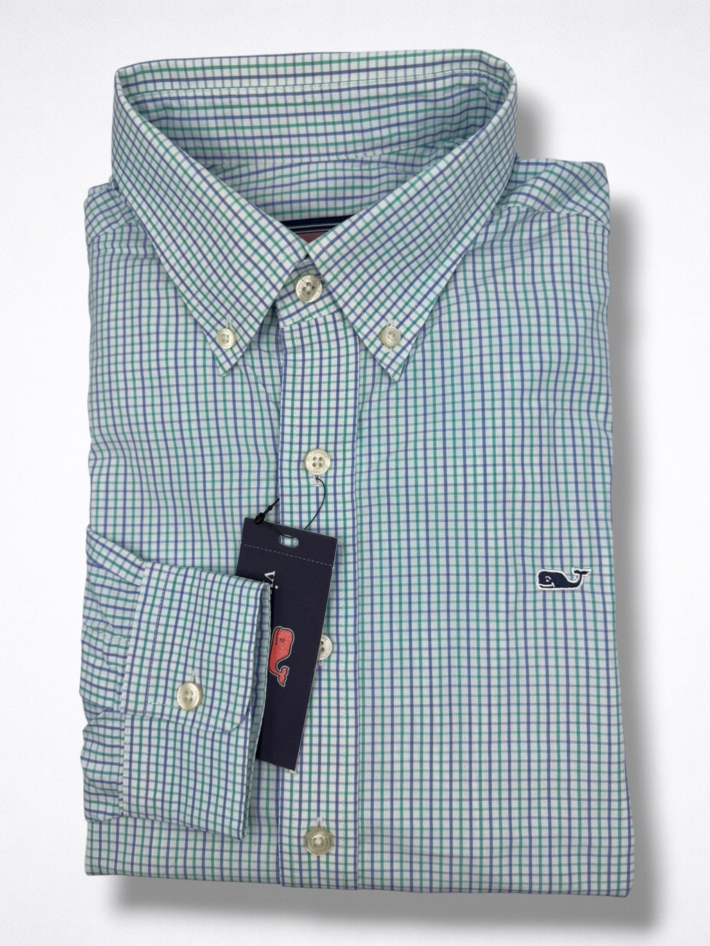 Camisa Vineyard Vines Slim Fit Manga Larga Talla M