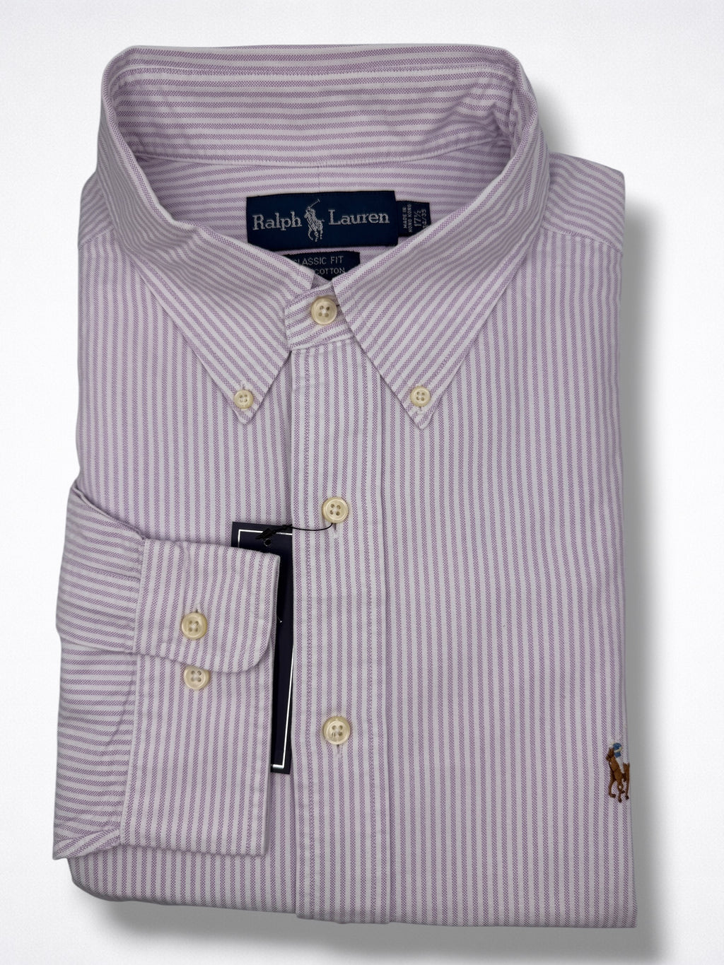Camisa Polo Ralph Lauren Classic Fit manga larga talla XXL