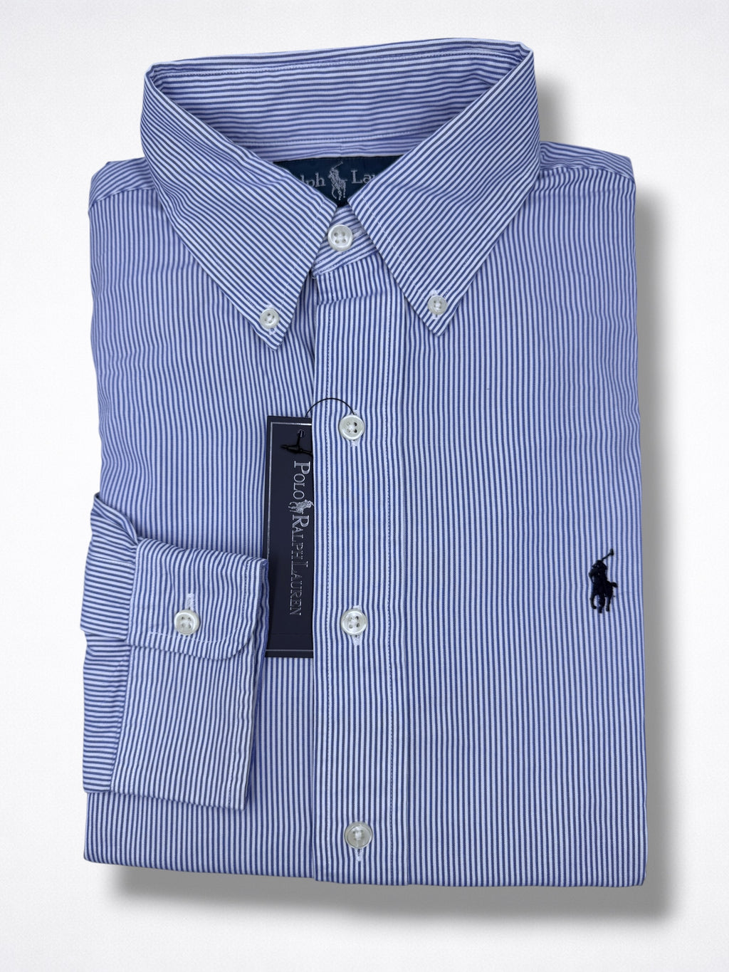 Camisa Polo Ralph Lauren Custom Fit Manga Larga Talla S