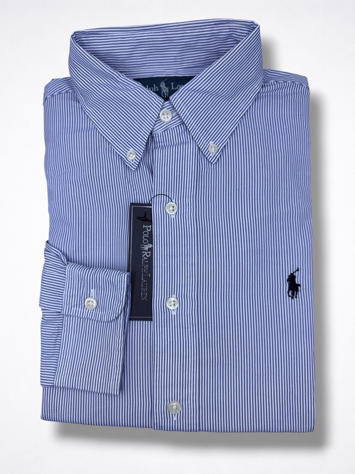 Camisa Polo Ralph Lauren Custom Fit Manga Larga Talla S