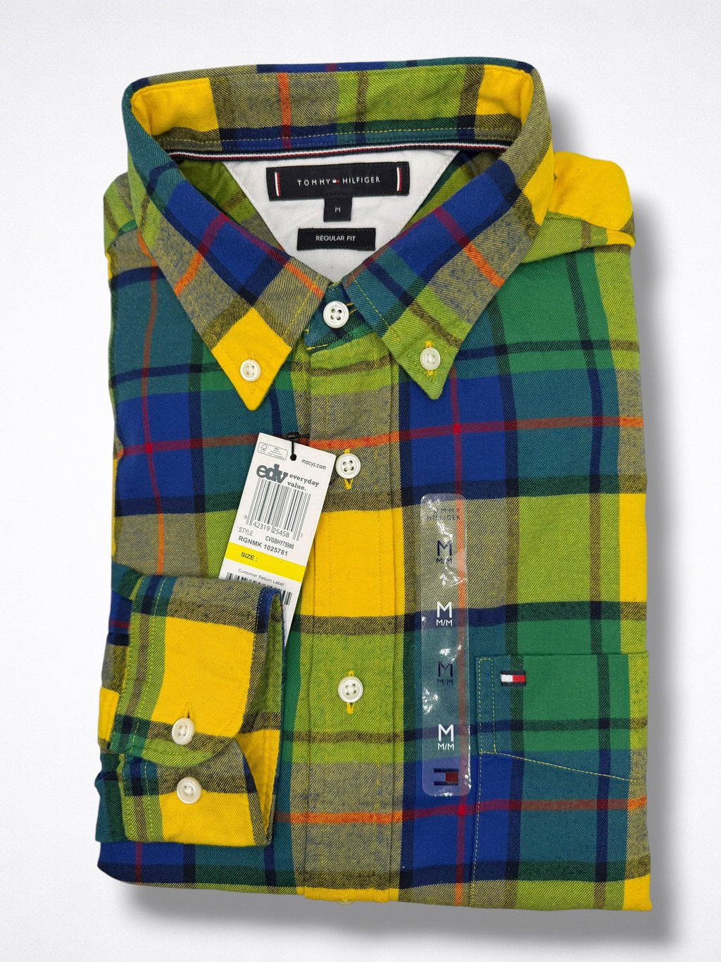 Camisa Tommy Hilfiger Classic Fit Manga Larga Talla M