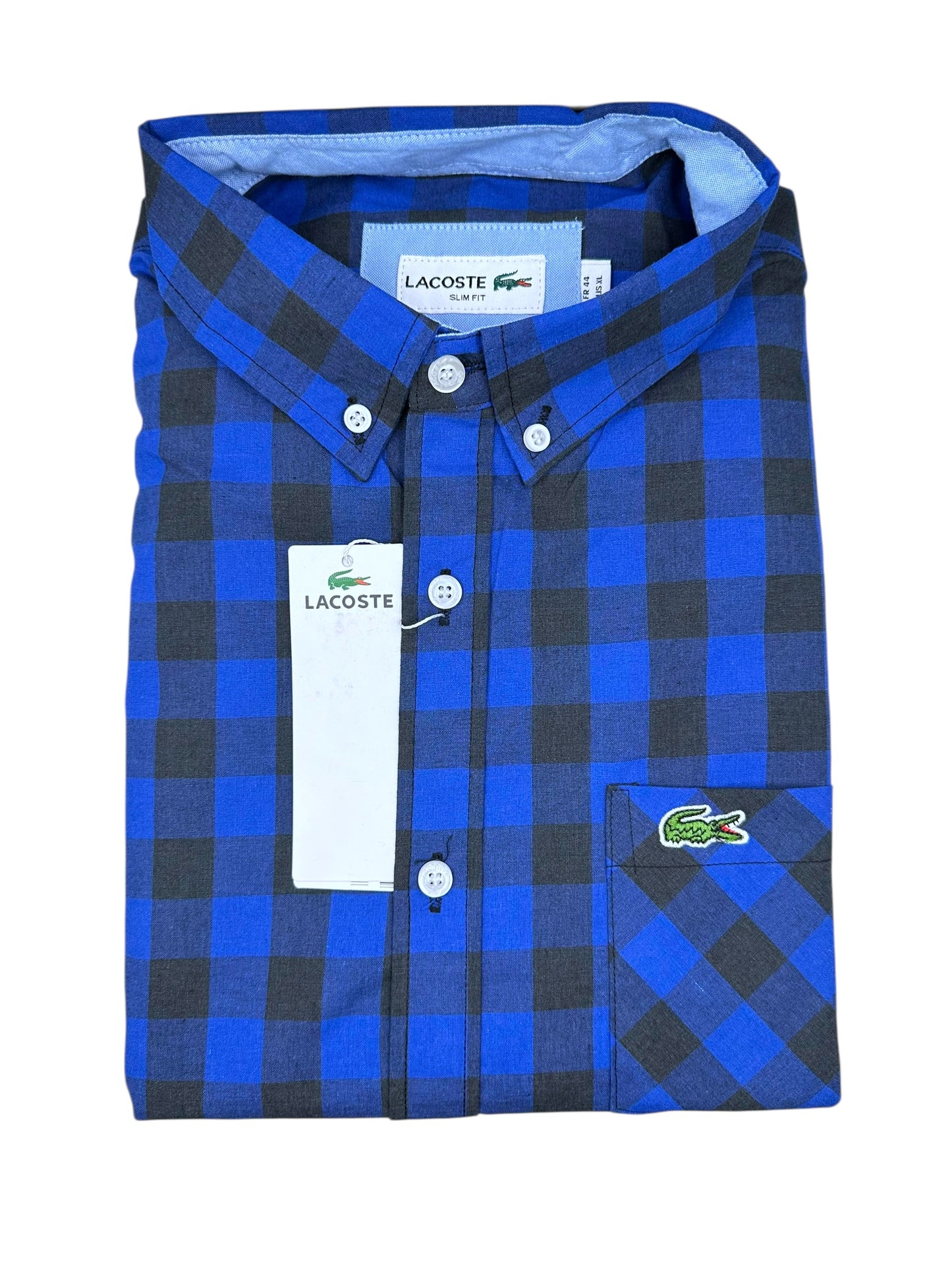 Camisa Lacoste Regular Fut Manga Larga Talla M