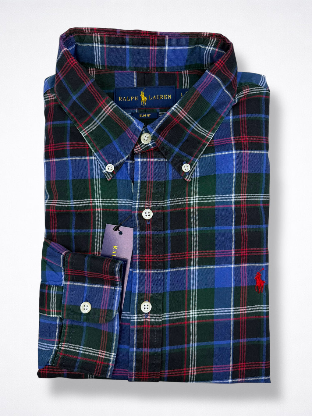 Camisa Polo Ralph Lauren Classic Fit Manga Larga Talla M
