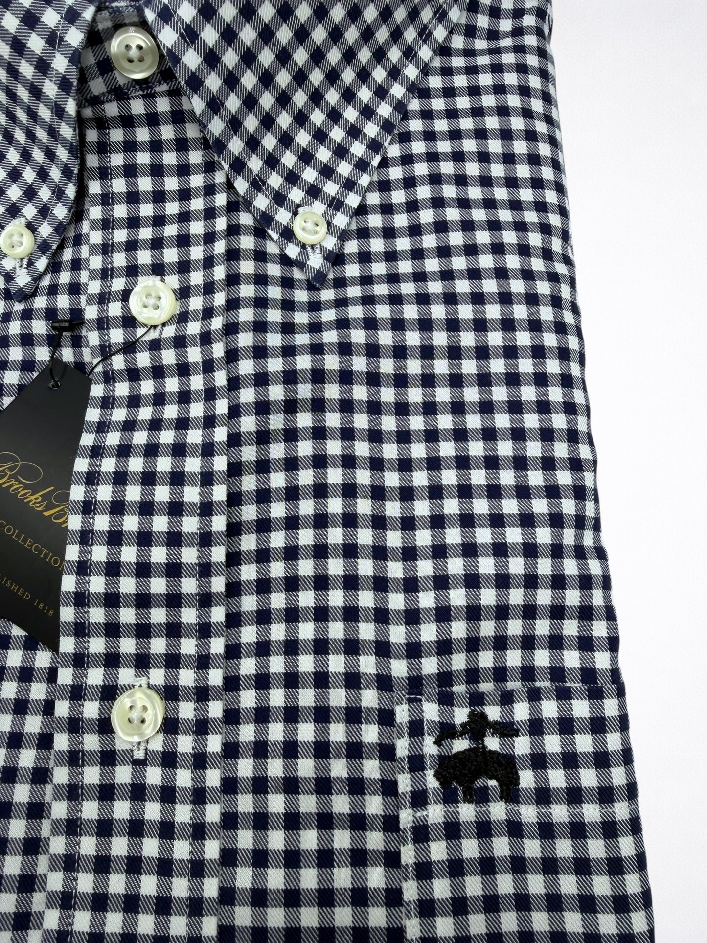 Camisa Brooks Brothers Classic Fit Manga Larga Talla XL