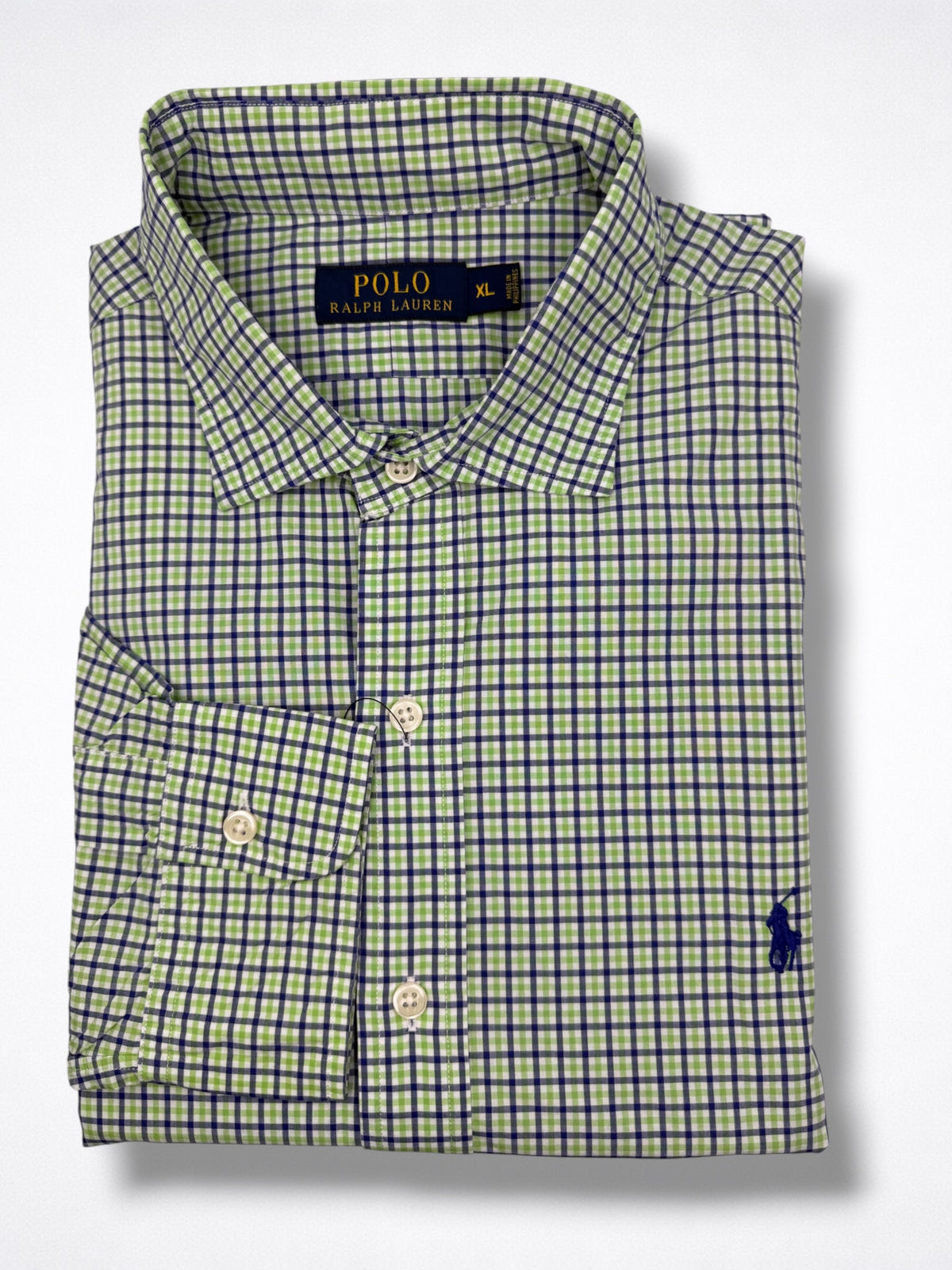 Camisa Polo Ralph Lauren Classic Fit manga larga talla XL