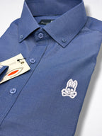 Camisa Psycho Bunny Slim Fit Manga Larga Talla M