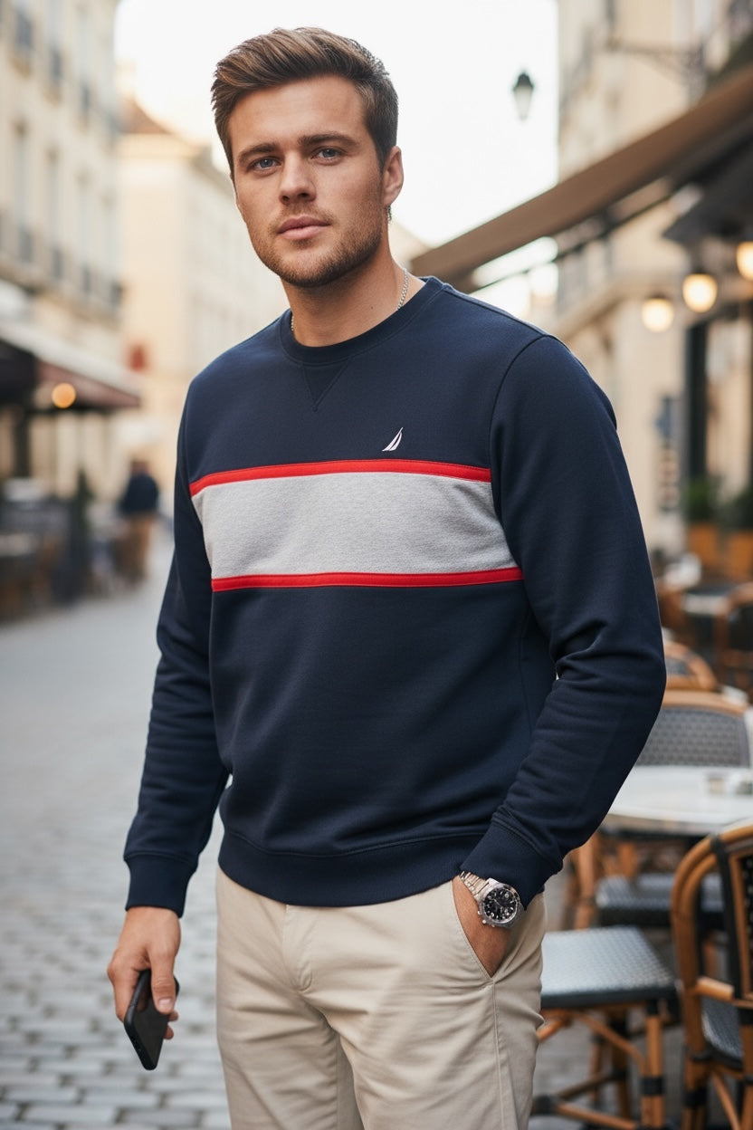 Suéter Nautica Classic Fit Talla XL