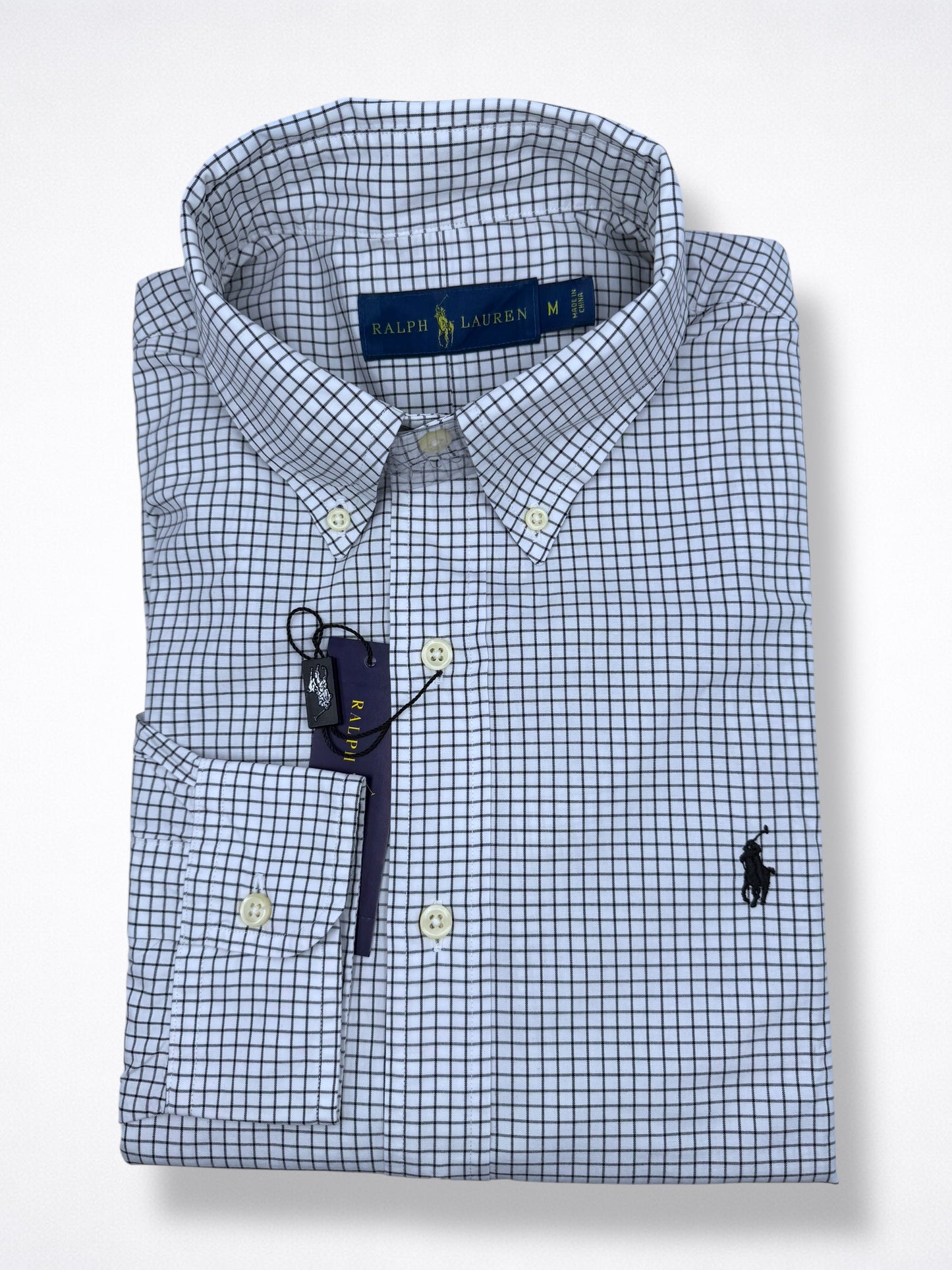 Camisa Polo Ralph Lauren Classic Fit Manga Larga Talla M