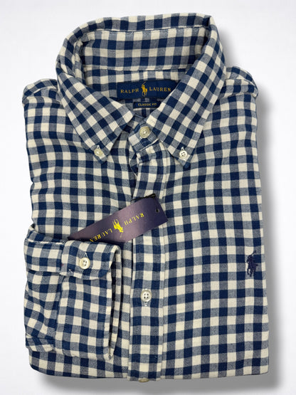 Camisa Polo Ralph Lauren Slim Fit Manga Larga Talla M
