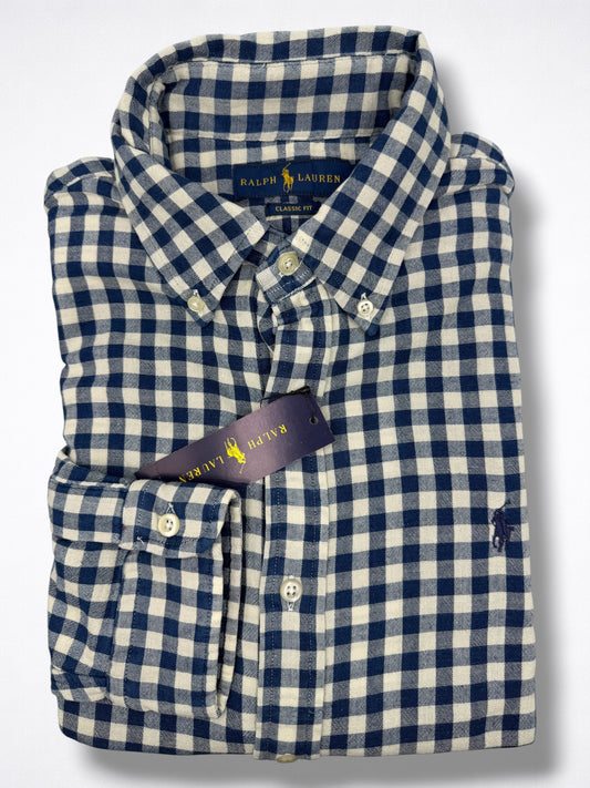 Camisa Polo Ralph Lauren Slim Fit Manga Larga Talla M