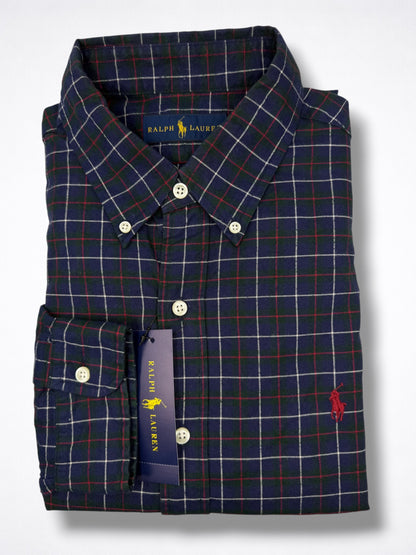 Camisa Polo Ralph Lauren Classic Fit Manga Larga Talla L