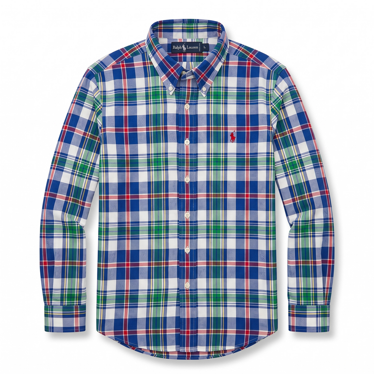 Camisa Polo Ralph Lauren Classic Fit manga larga talla L