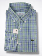 Camisa Lacoste Slim Fit Manga Larga Talla XL