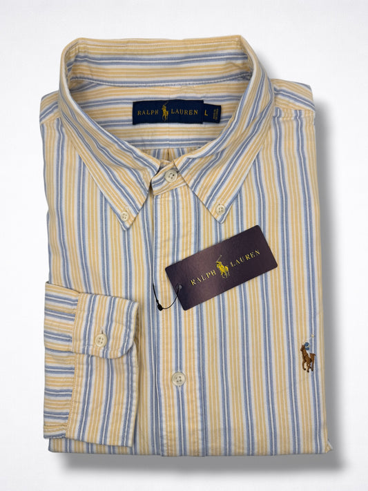 Camisa Polo Ralph Lauren Classic Fit Manga Larga Talla L
