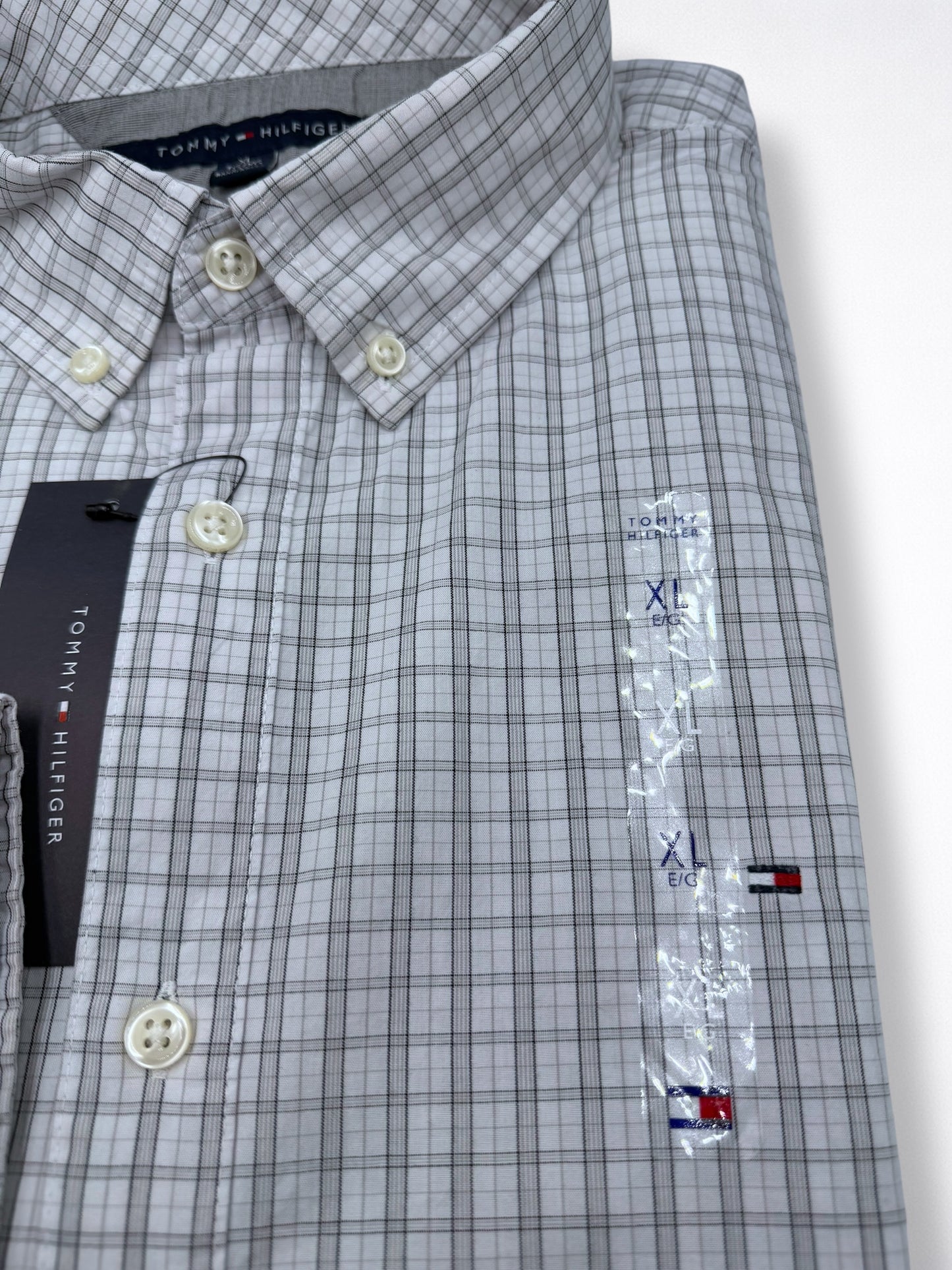 Camisa Tommy Hilfiger Custom Fit Manga Larga Talla XL