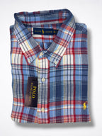 Camisa Polo Ralph Lauren Classic Fit manga corta de lino talla XXL