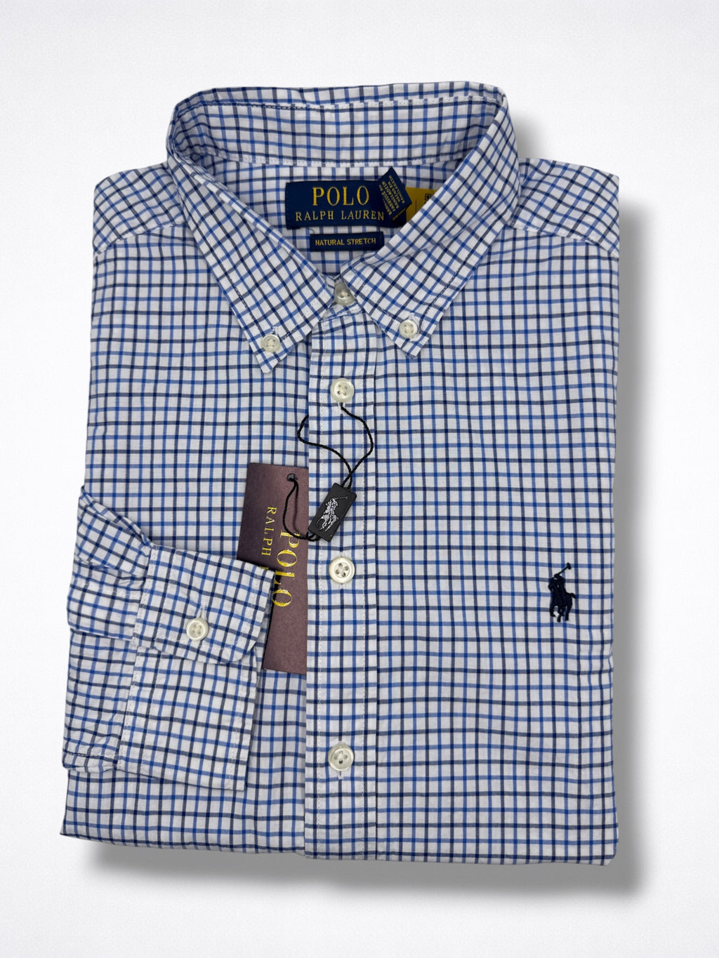 Camisa Polo Ralph Lauren Classic Fit manga larga talla 14-16 niño