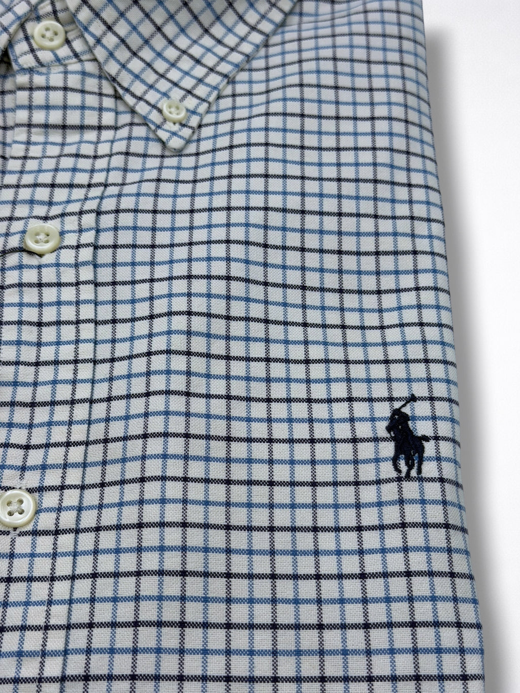 Camisa Polo Ralph Lauren Custom Fit Manga Larga Talla M