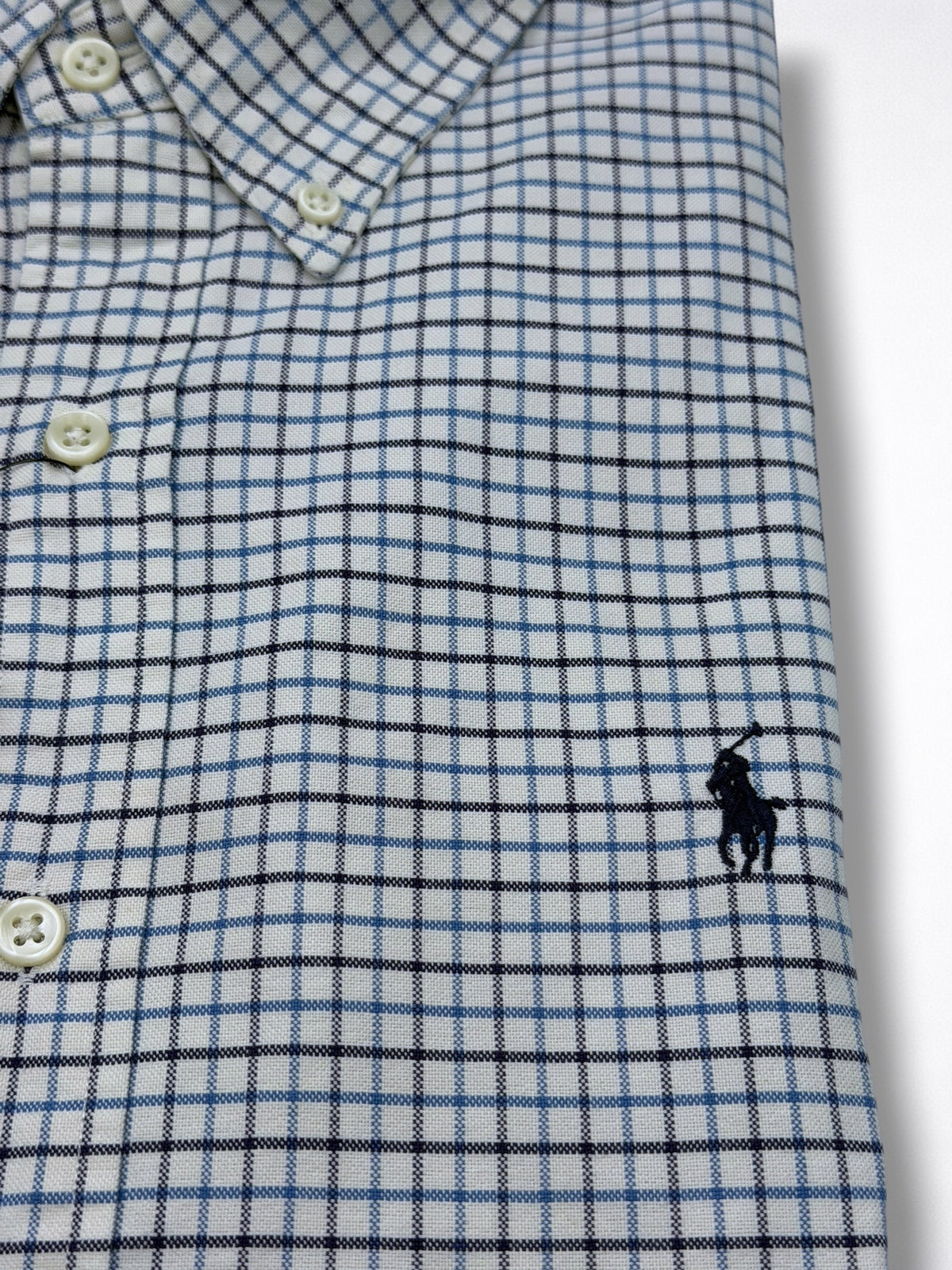 Camisa Polo Ralph Lauren Custom Fit Manga Larga Talla M