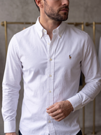 Camisa Polo Ralph Lauren Classic Fit manga larga talla L