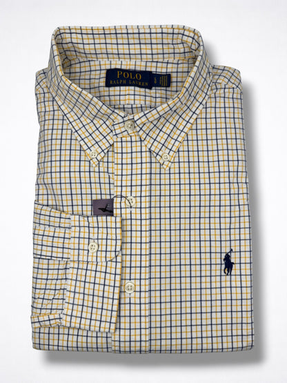 Camisa Polo Ralph Lauren Classic Fit Manga Larga Talla L