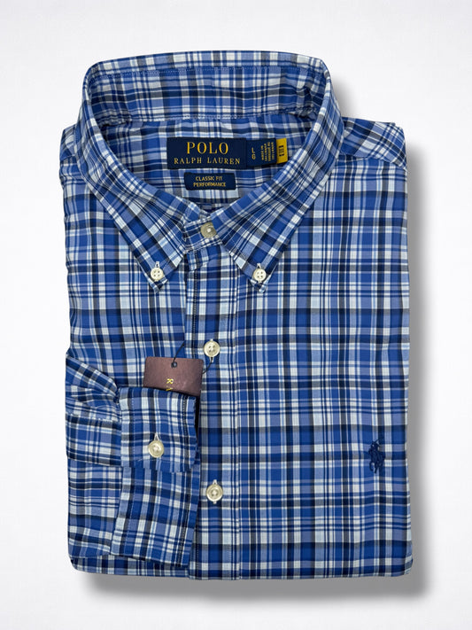 Camisa Polo Ralph Lauren Classic Fit Manga Larga Talla L
