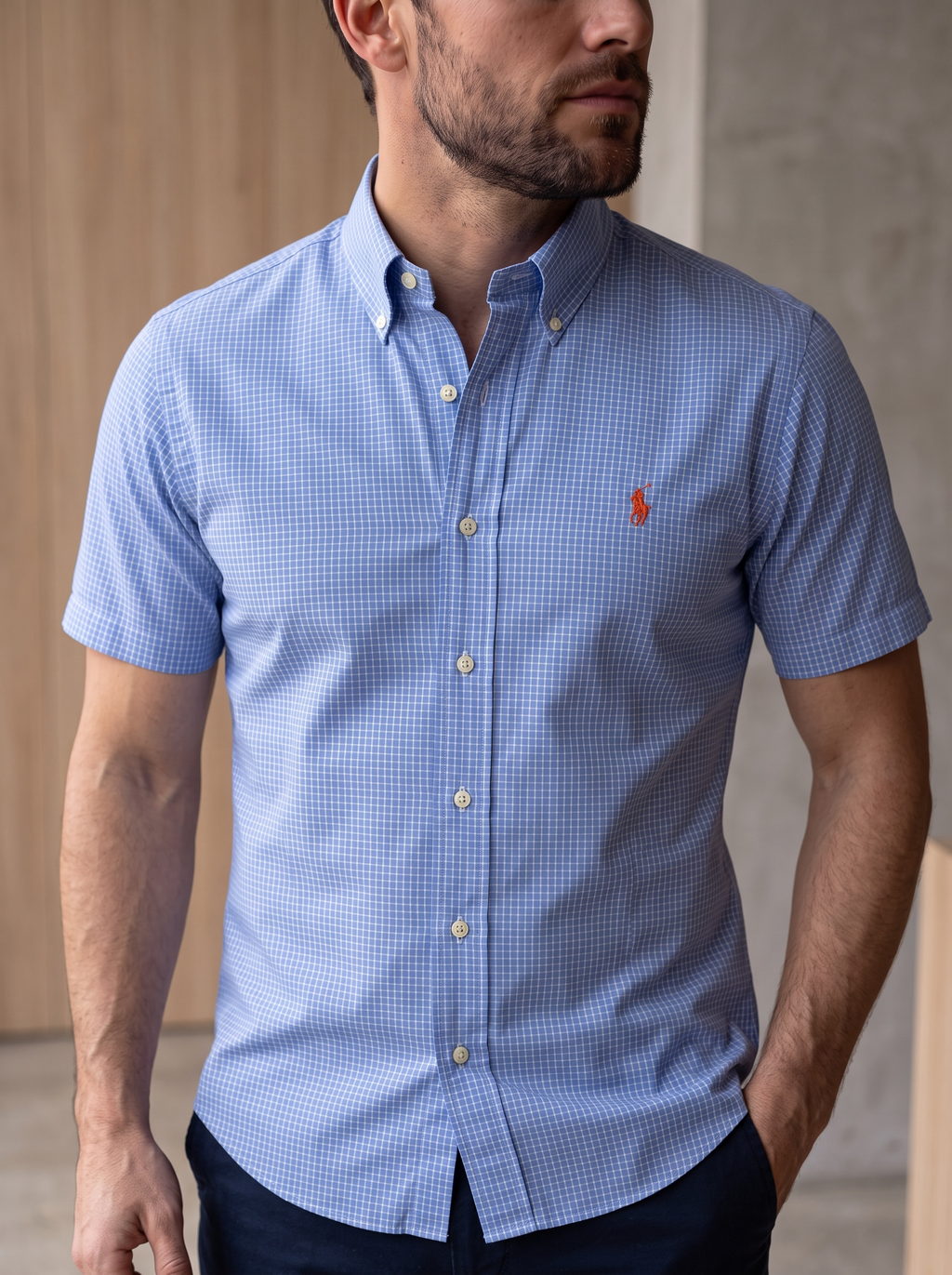 Camisa Polo Ralph Lauren Classic Fit Manga Corta Talla XXL