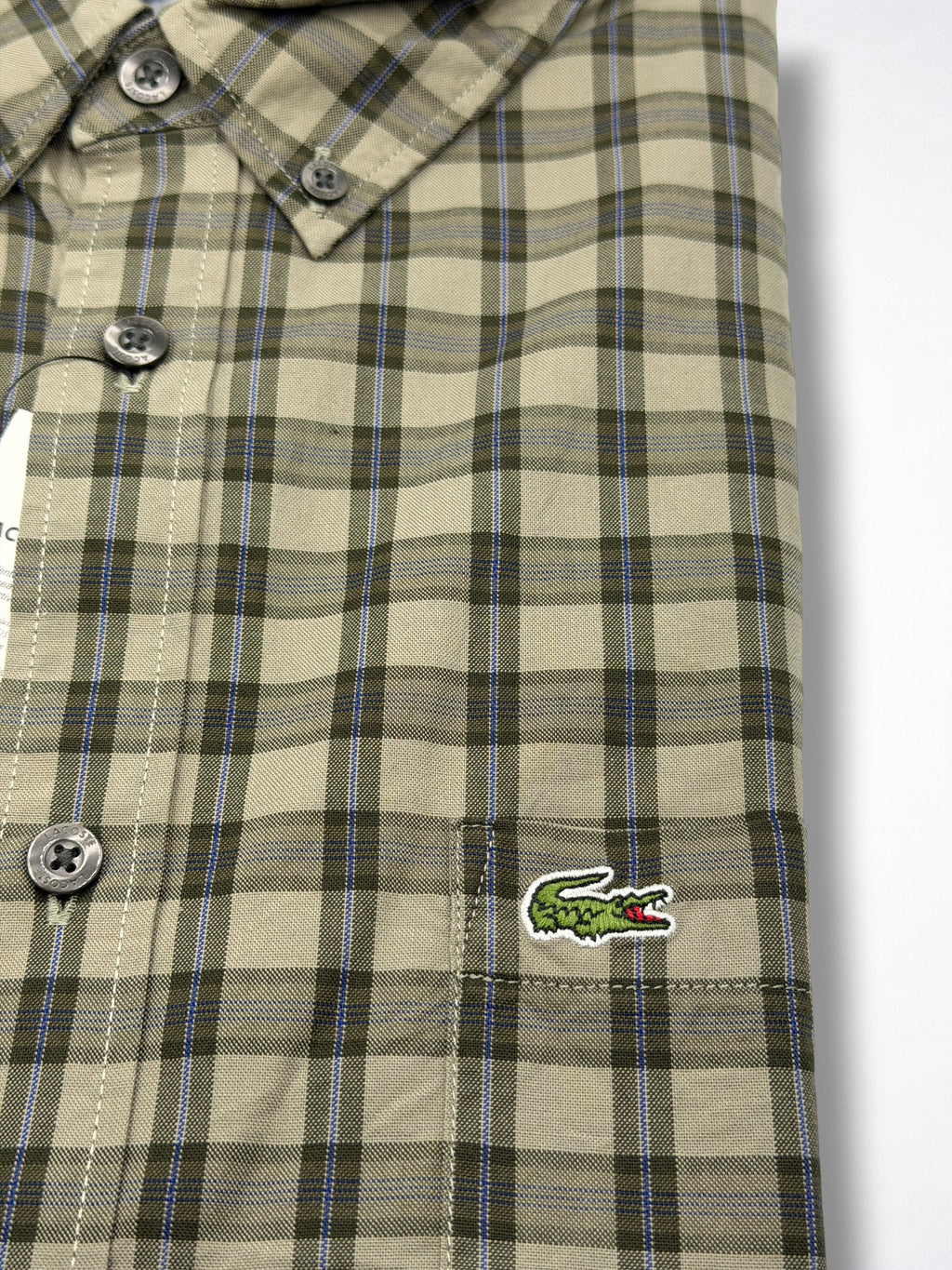 Camisa Lacoste Classic Fit Manga Larga Talla L
