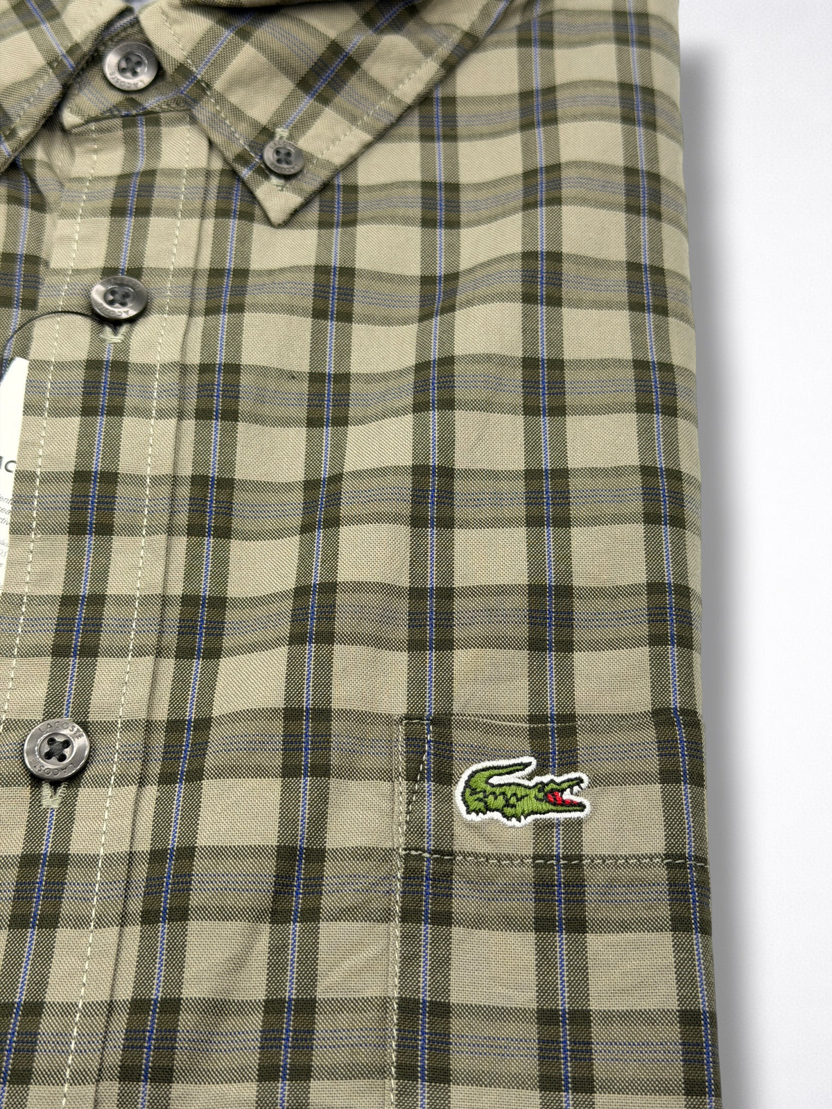 Camisa Lacoste Classic Fit Manga Larga Talla L