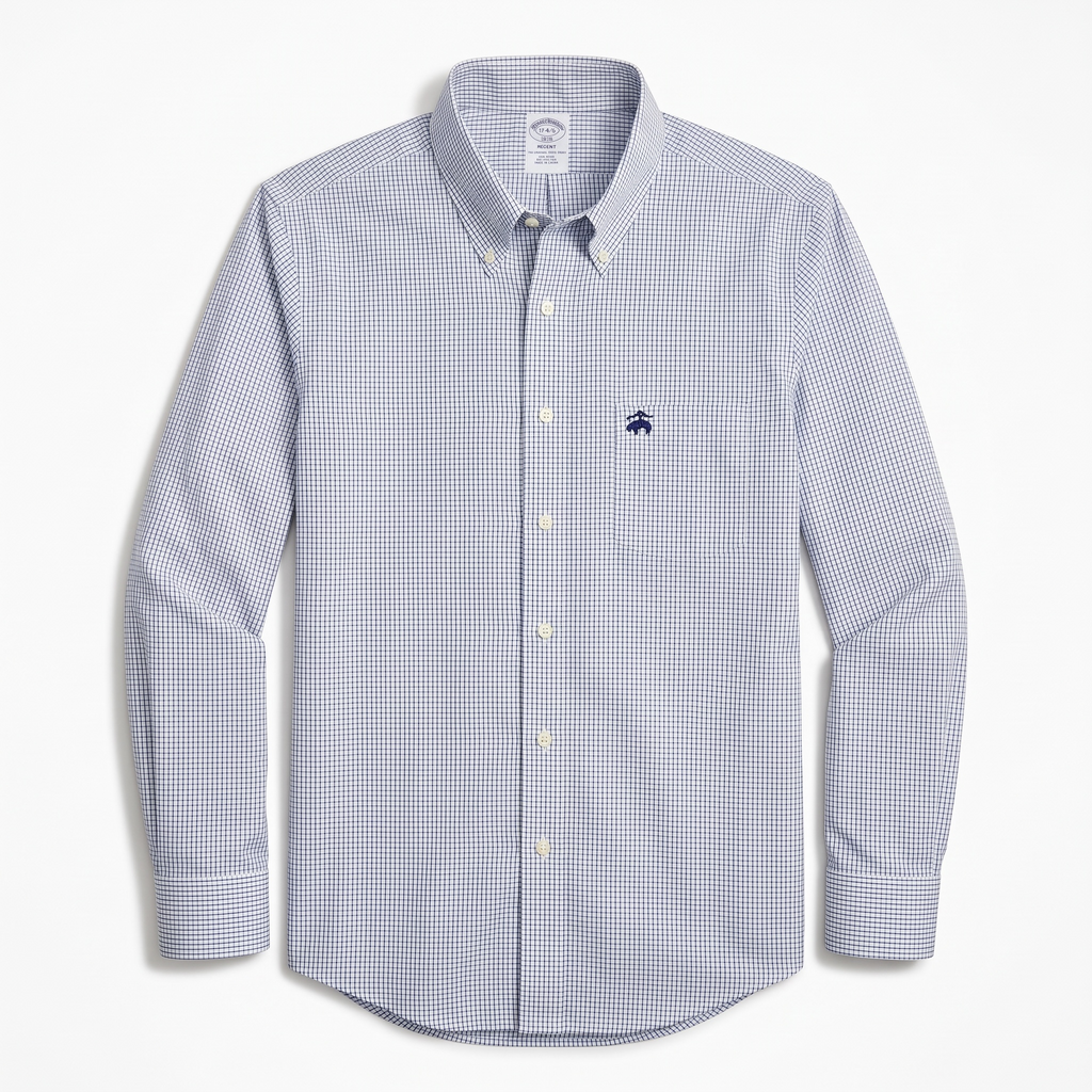 Camisa Brooks Brothers Classic Fit manga larga talla XL