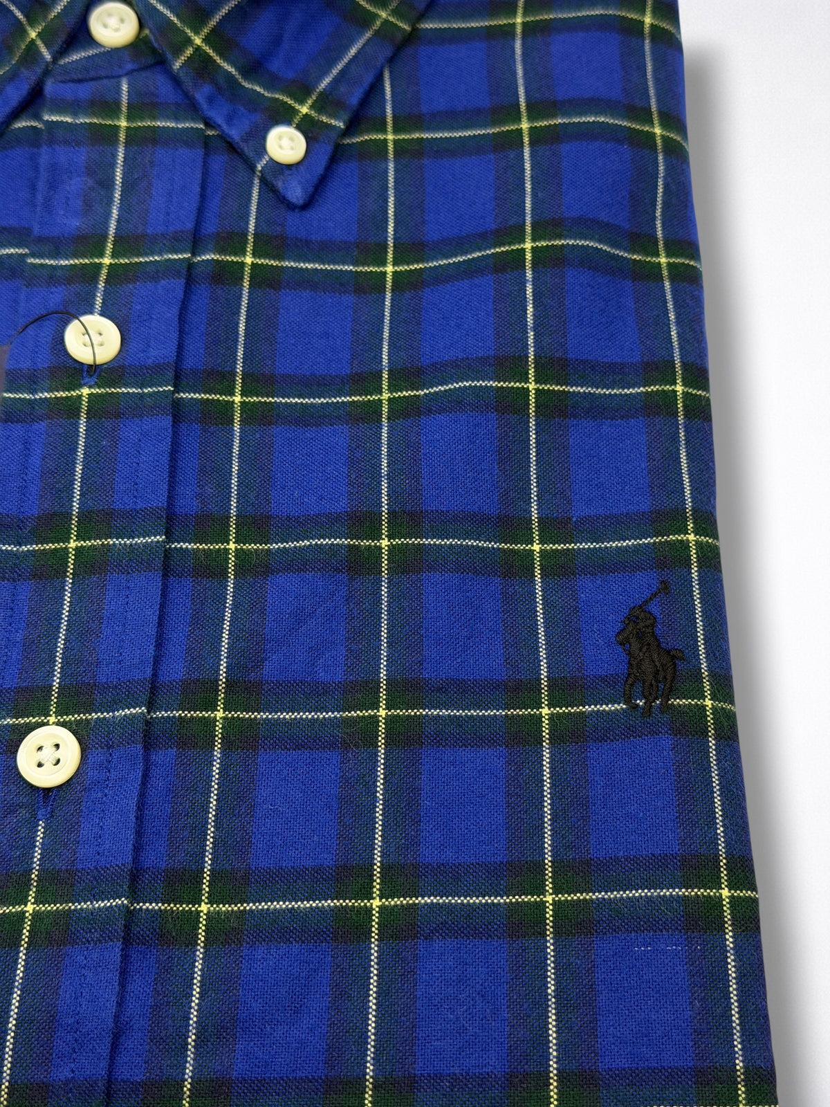 Camisa Polo Ralph Lauren Custom Fit Manga Larga Talla L