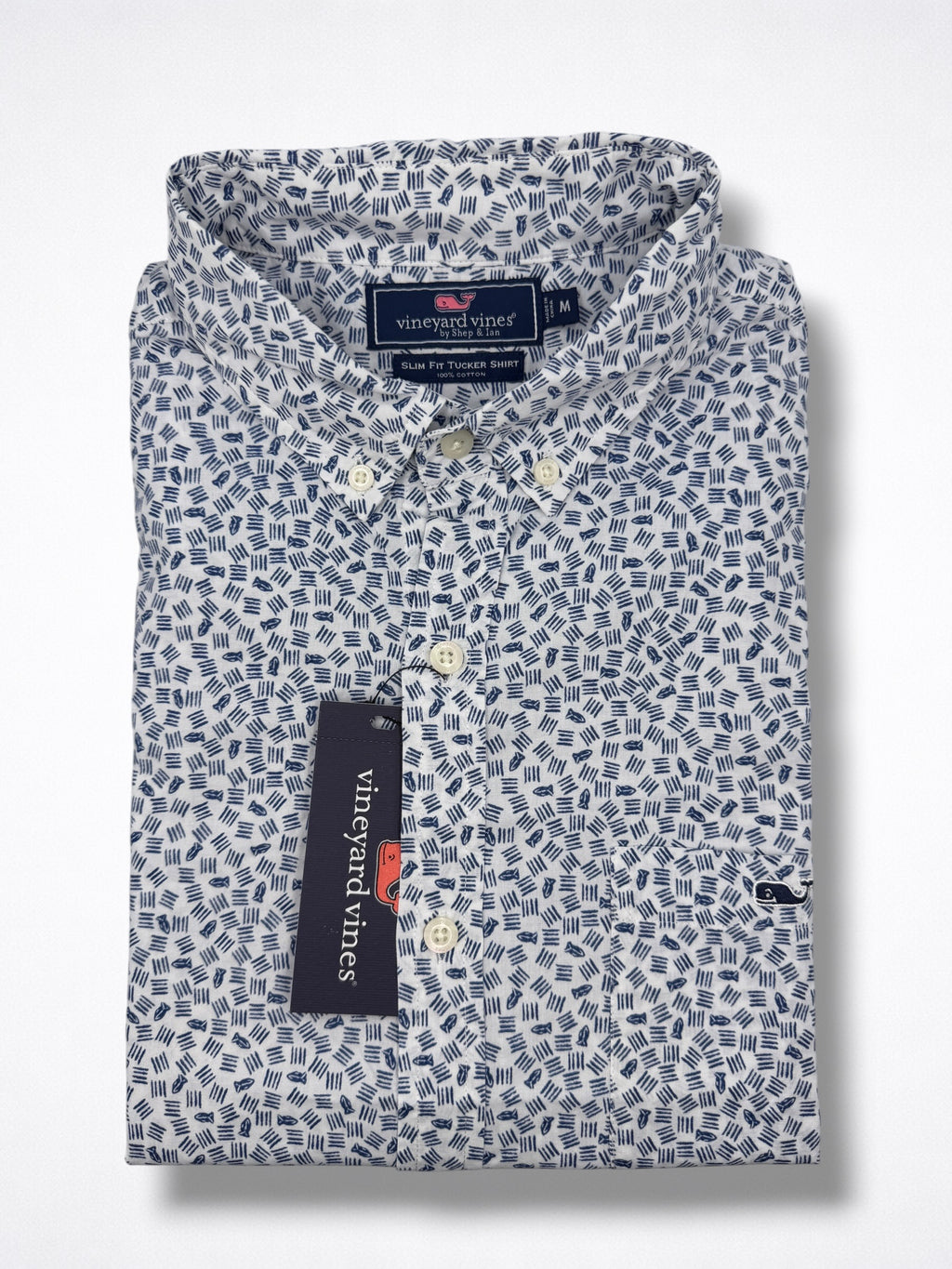 Camisa Vineyard Vines Classic Fit manga corta talla M