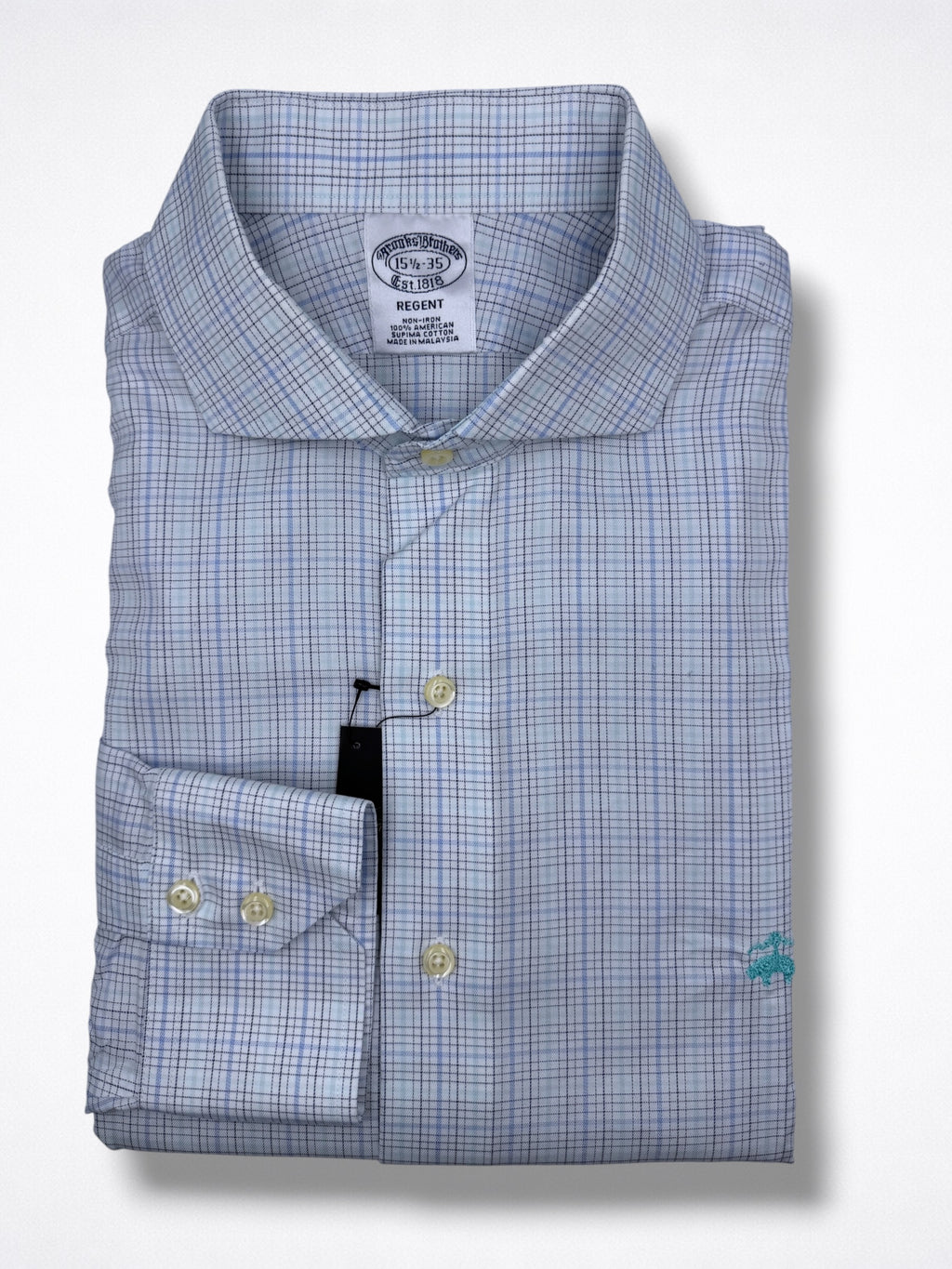 Camisa Brooks Brothers Classic Fit Manga Larga Talla M