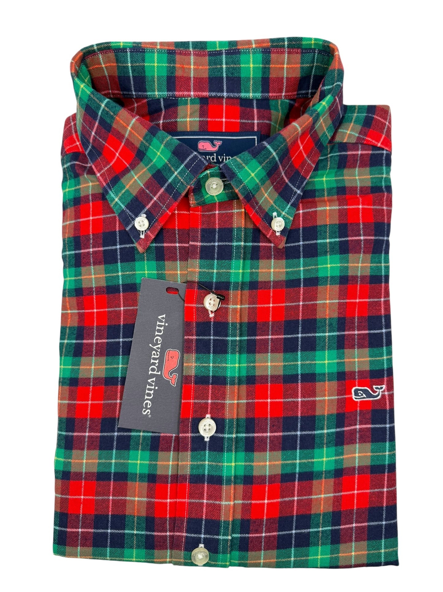 Camisa Vineyard Vines Classic Fit manga Larga Talla M