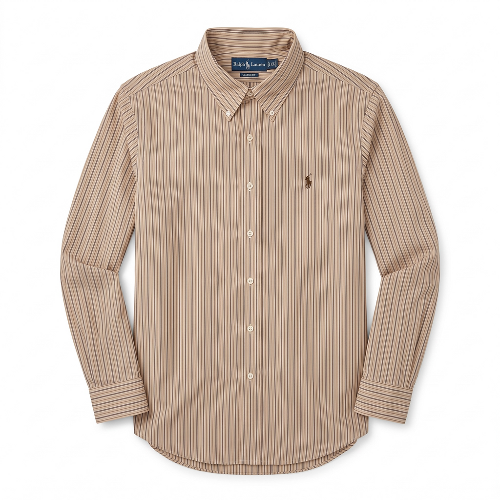 Camisa Polo Ralph Lauren Classic Fit manga larga talla XL