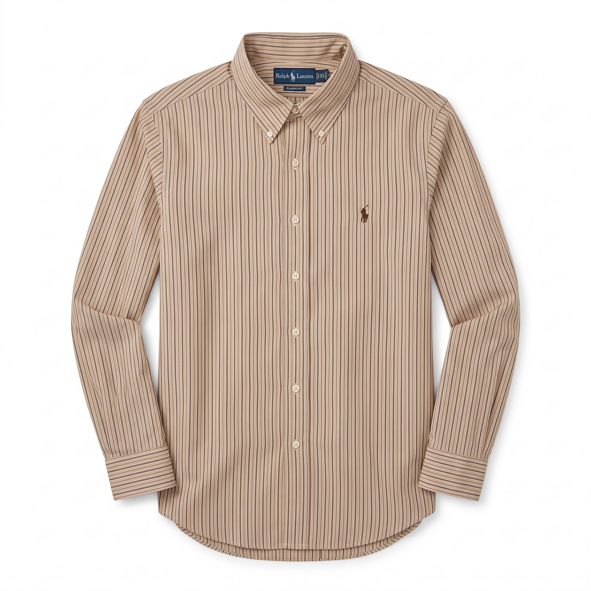 Camisa Polo Ralph Lauren Classic Fit manga larga talla XL