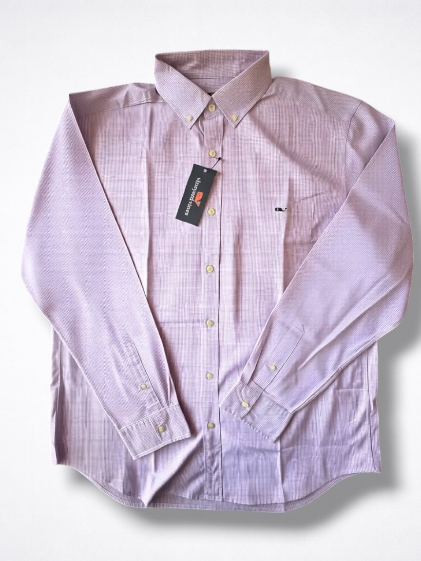 Camisa Vineyard Vines Classic Fit Manga Larga Talla L