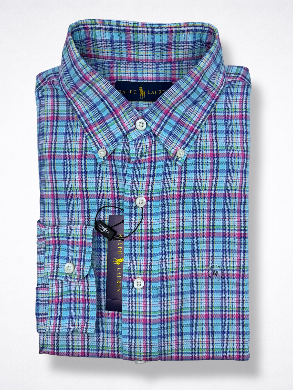 Camisa Polo Ralph Lauren Classic Fit Manga Larga Talla M