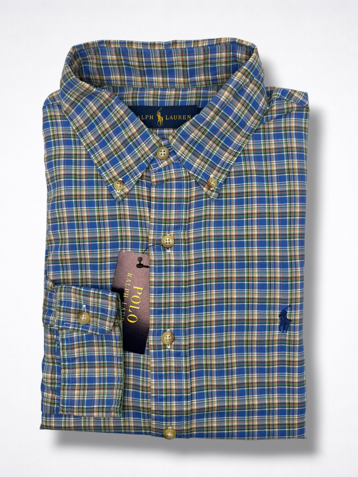 Camisa Polo Ralph Lauren Classic Fit Manga Larga Talla M