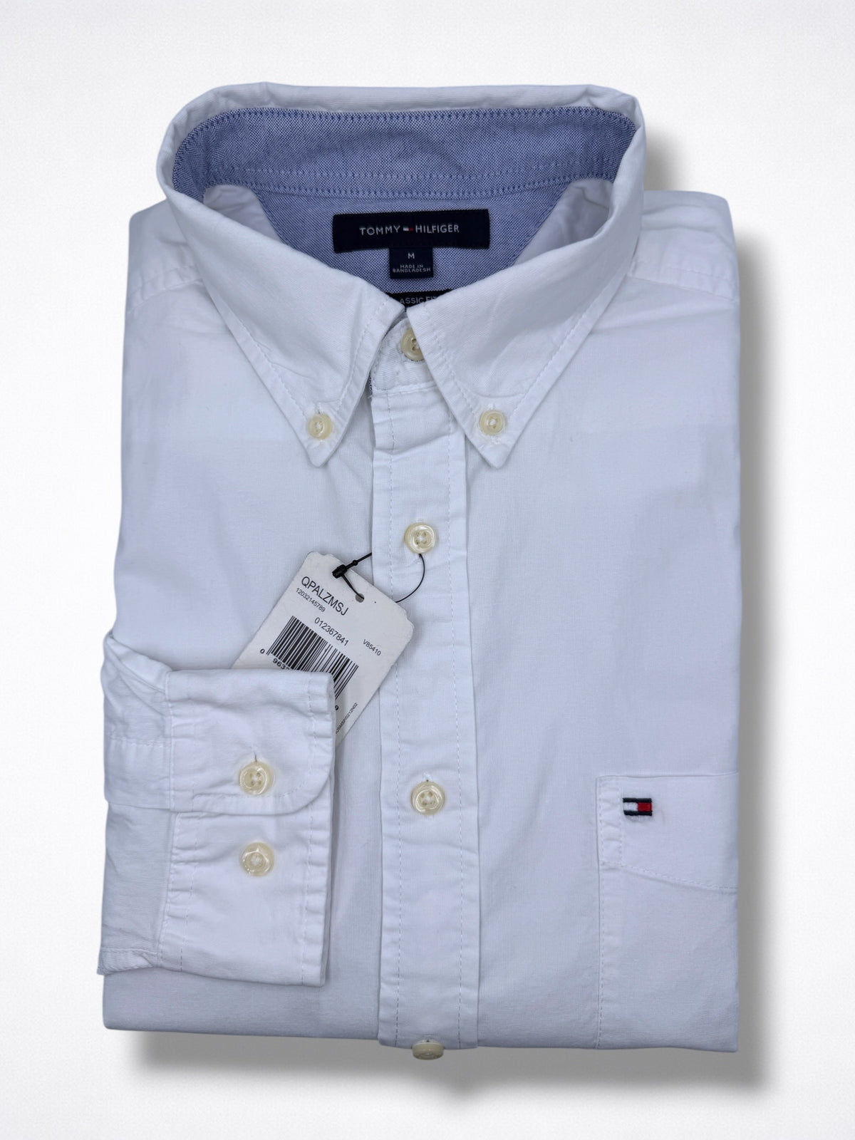 Camisa Tommy Hilfiger Custom Fit Manga Larga Talla M