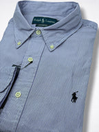 Camisa Polo Ralph Lauren Custom Fit Manga Larga Talla XL
