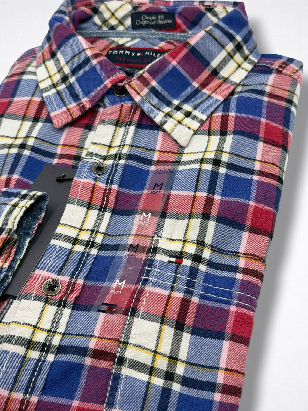 Camisa Tommy Hilfiger Custom Fit Manga Larga Talla M