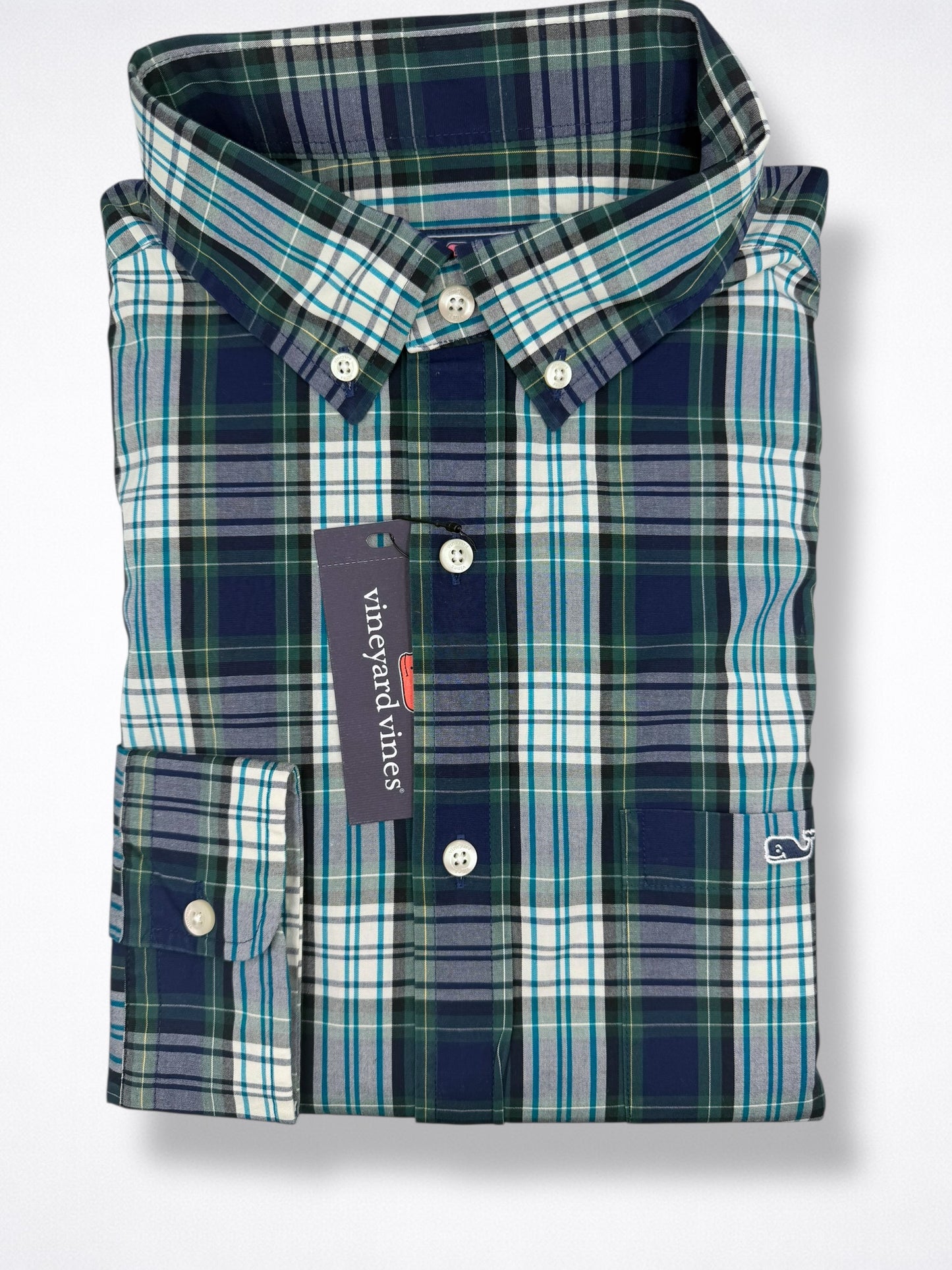 Camisa Vineyard Vines Classic Fit Manga Larga Talla M