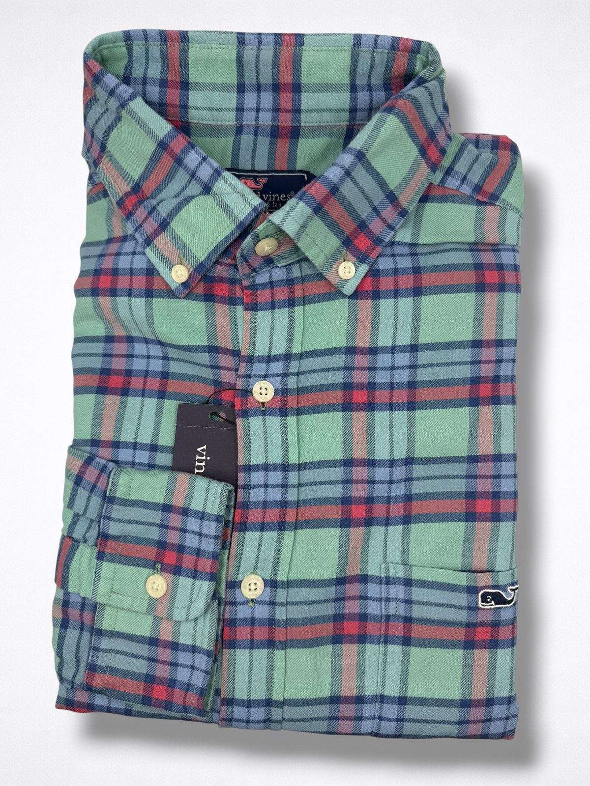 Camisa Vineyard Vines Classic Fit Manga Larga Talla L