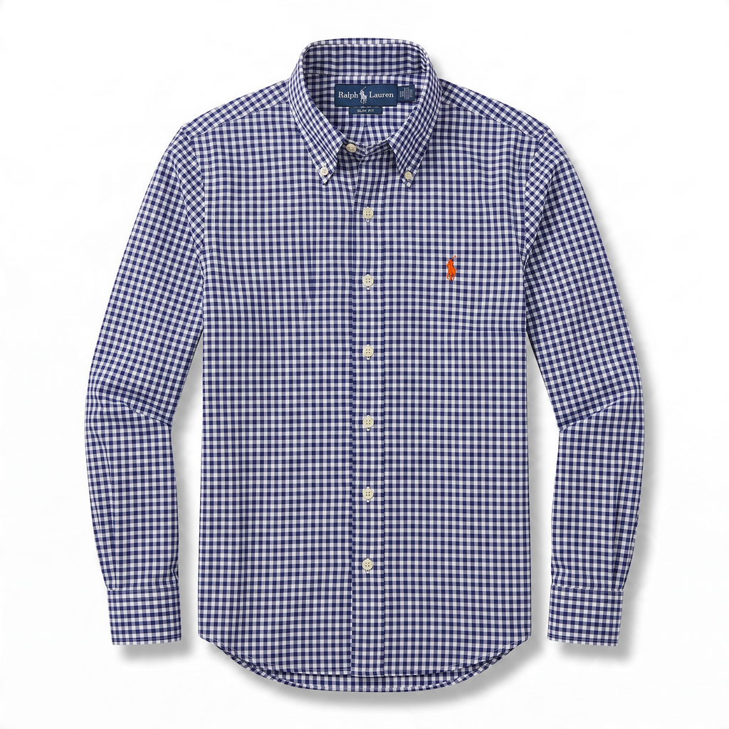Camisa Polo Ralph Lauren Slim Fit manga larga talla M