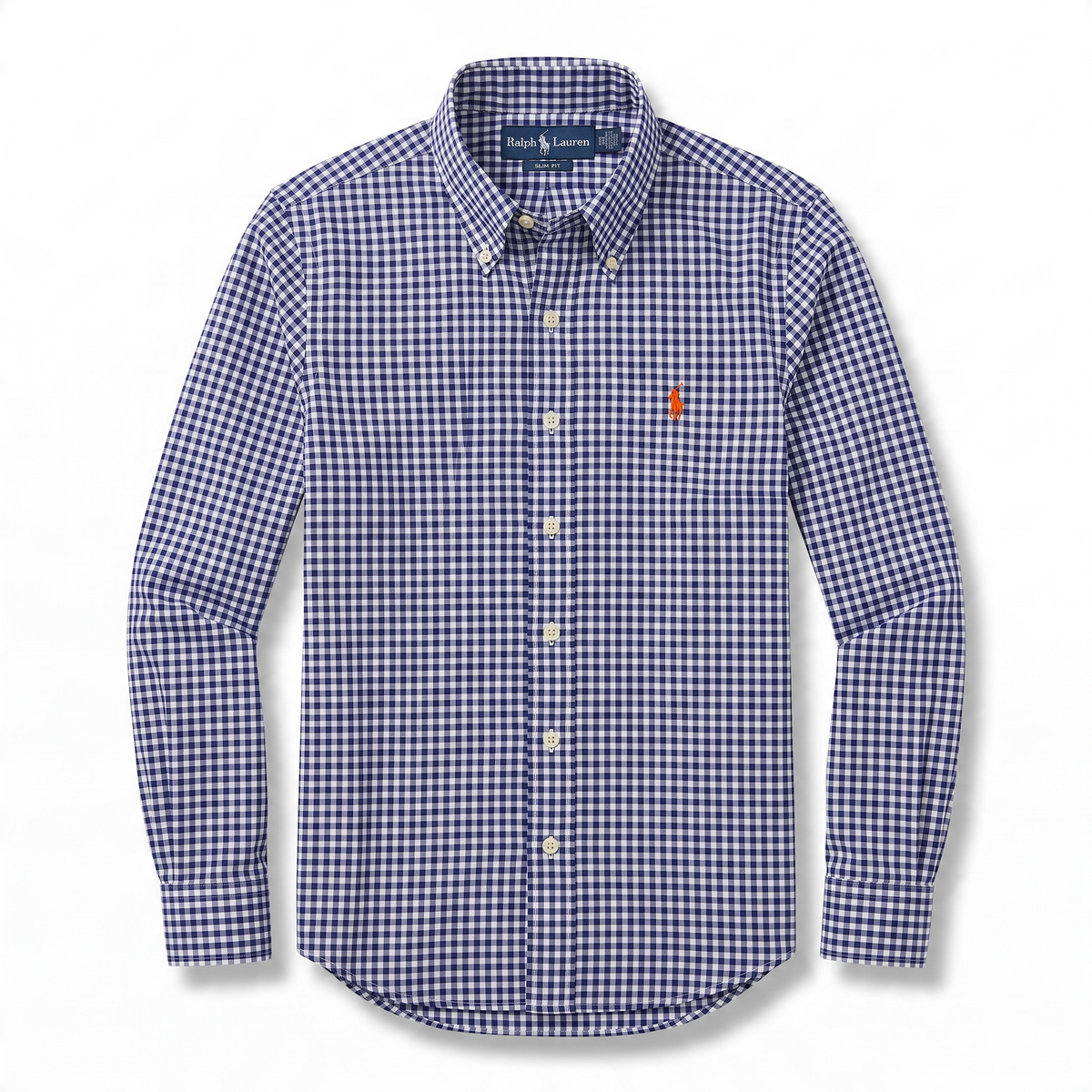 Camisa Polo Ralph Lauren Slim Fit manga larga talla M