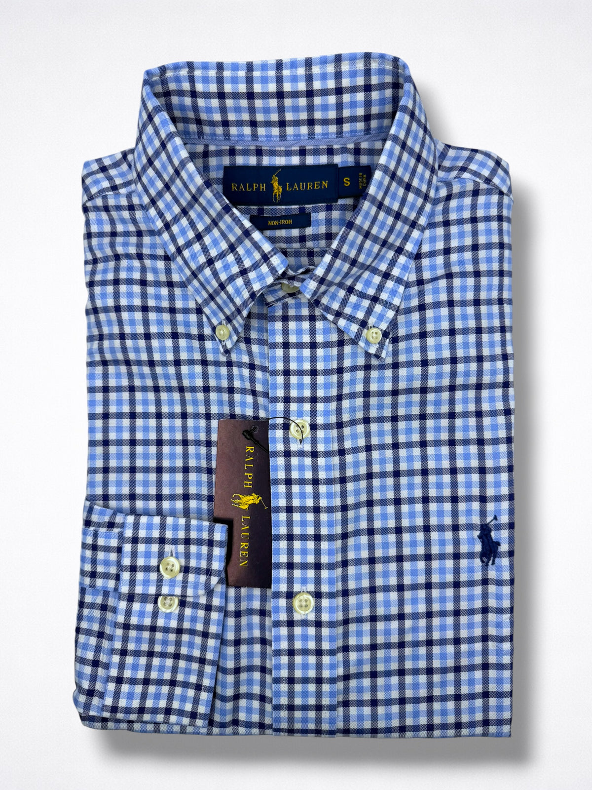 Camisa Polo Ralph Lauren Classic Fit Manga Larga Talla S