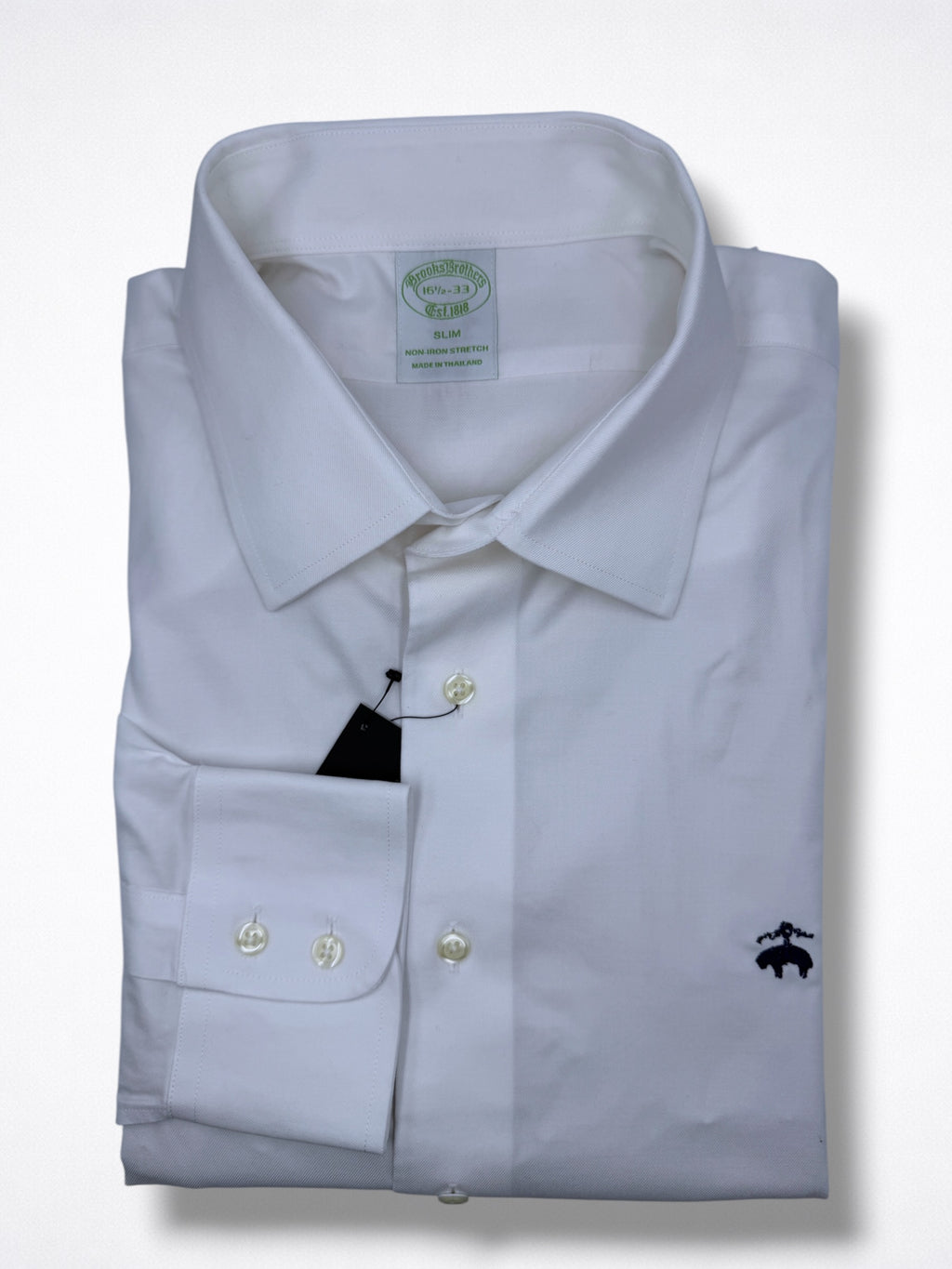 Camisa Brooks Brothers Slim Fit Manga Larga Talla M