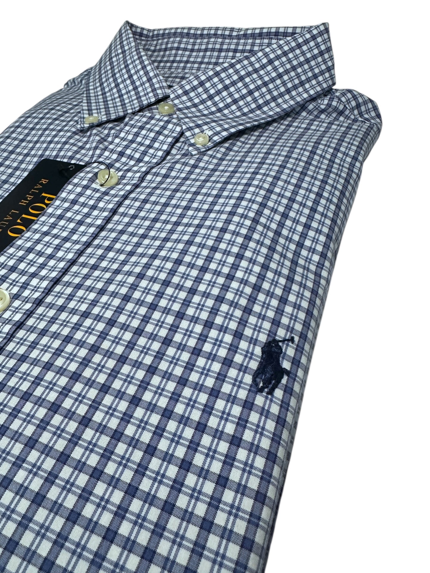Camisa Polo Ralph Lauren Classic Fit Manga Larga Talla L